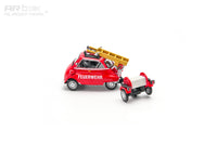 Thumbnail for PRE-ORDER AR BOX 1:64 BMW Isetta Fire Engine Set, Red