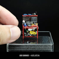 Thumbnail for PRE-ORDER Akara x AEK Garage 1:64 Tools Table Red