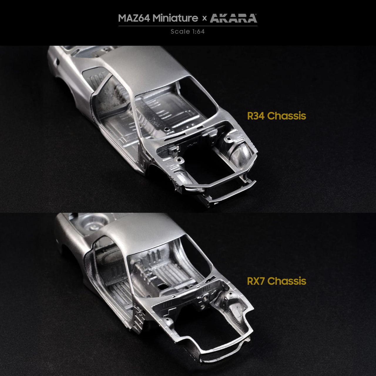(PRE-ORDER) Akara x Maz64 Miniature 1:64 Chassis Set Diorama Workshop ...
