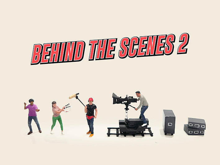 PRE-ORDER American Diorama 1:64 Figure Set Behind the Scenes 2