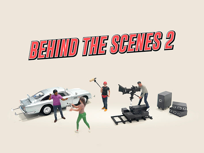 PRE-ORDER American Diorama 1:64 Figure Set Behind the Scenes 2