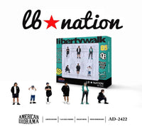 Thumbnail for PRE-ORDER American Diorama 1:64 LB Nation Set of 6 + Decals