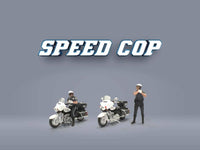 Thumbnail for PRE-ORDER American Diorama 1:64 Speed Cop Police Motorcycles