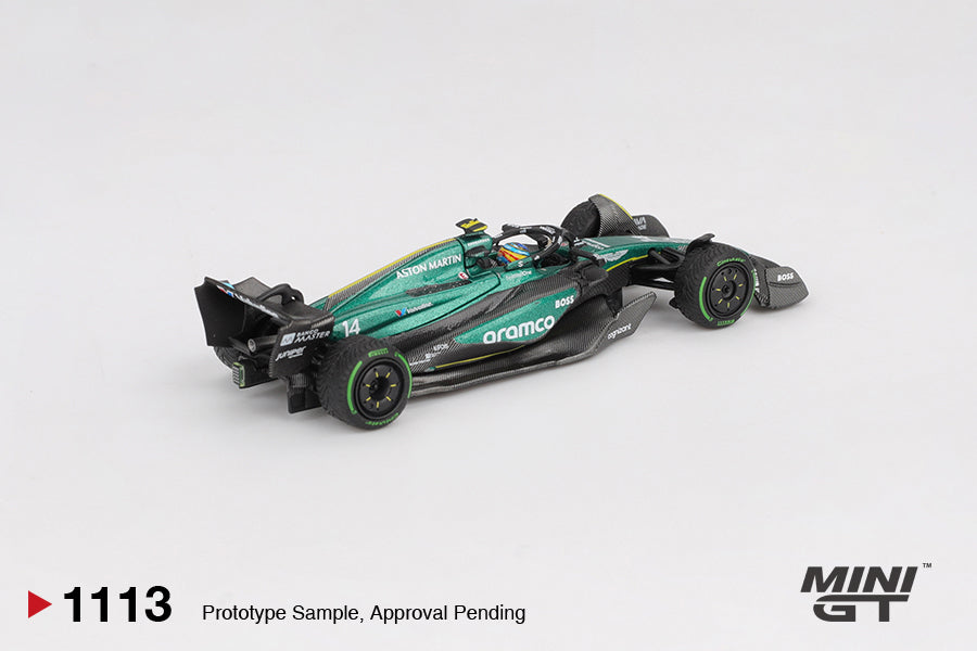 PRE-ORDER Aston Martin 1:64 AMR24 #14 Fernando Alonso - 2024 F1 2024 Canadian GP MGT01113-L