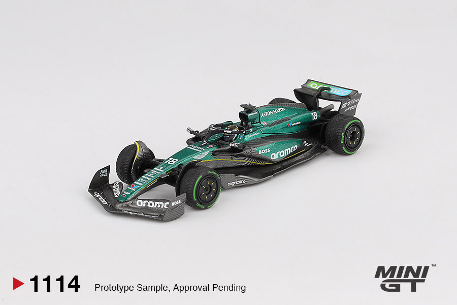 PRE-ORDER Aston Martin 1:64 AMR24 #18 Lance Stroll - 2024 F1 2024 Canadian GP MGT01114-L