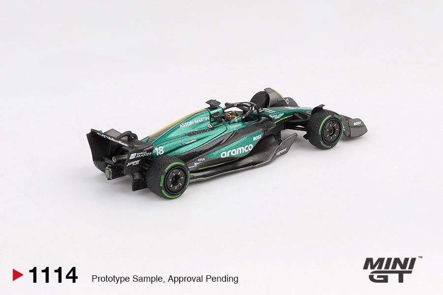 PRE-ORDER Aston Martin 1:64 AMR24 #18 Lance Stroll - 2024 F1 2024 Canadian GP MGT01114-L
