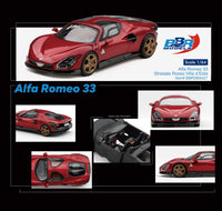 Thumbnail for PRE-ORDER BBR Models 1:64 Alfa Romeo 33 Stradale Rosso Villa d'Este BBRDIE6427
