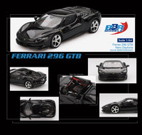 Thumbnail for PRE-ORDER BBR Models 1:64 Ferrari 296 GTB Nero Daytona