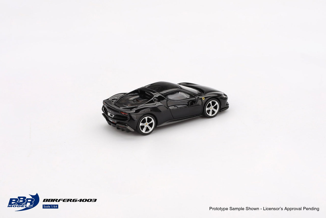 PRE-ORDER BBR Models 1:64 Ferrari 296 GTB Nero Daytona