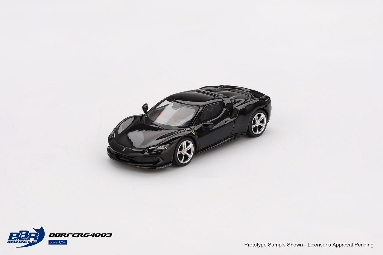 PRE-ORDER BBR Models 1:64 Ferrari 296 GTB Nero Daytona
