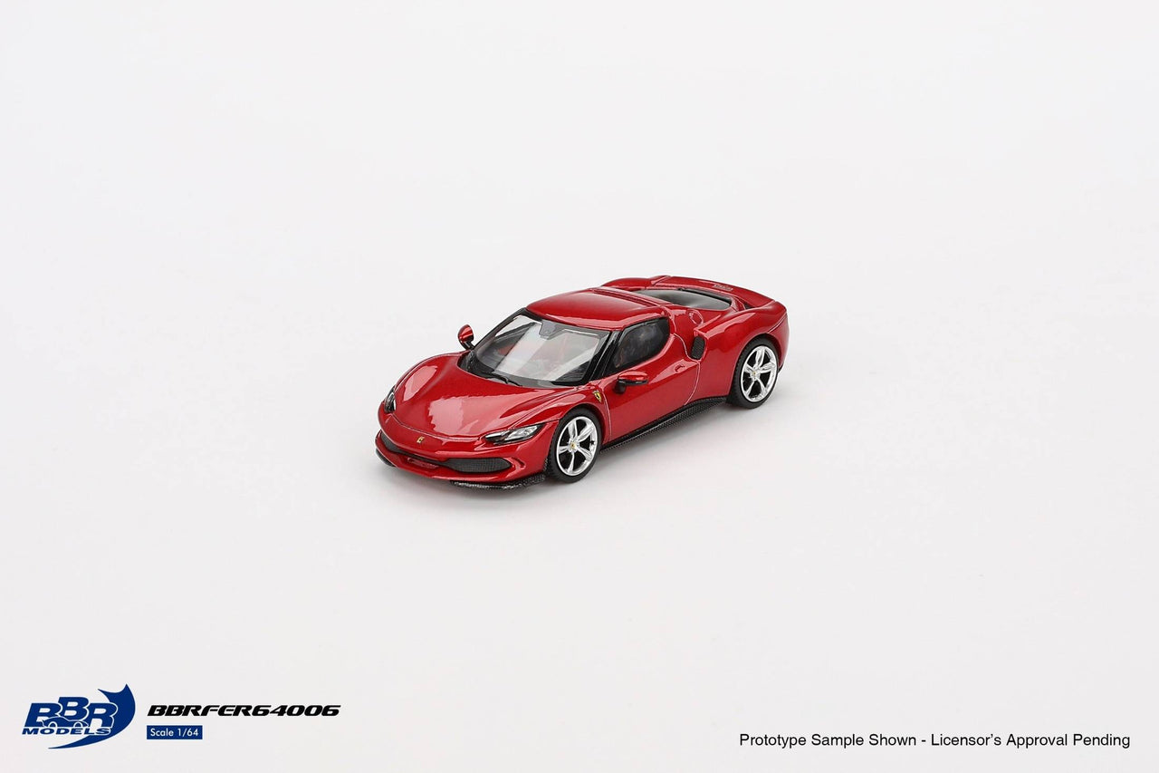 PRE-ORDER BBR Models 1:64 Ferrari 296 GTB Rosso Imola