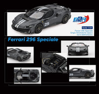 Thumbnail for PRE-ORDER BBR Models 1:64 Ferrari 296 Speciale Grigio Silverstone Opaco BBRFER64043