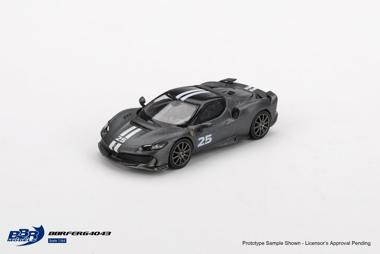PRE-ORDER BBR Models 1:64 Ferrari 296 Speciale Grigio Silverstone Opaco BBRFER64043