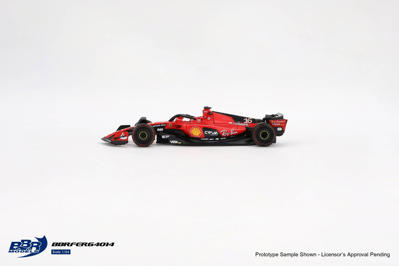 PRE-ORDER BBR Models 1:64 Ferrari SF23 #16 C. Leclerc 2023 Bahrain GP