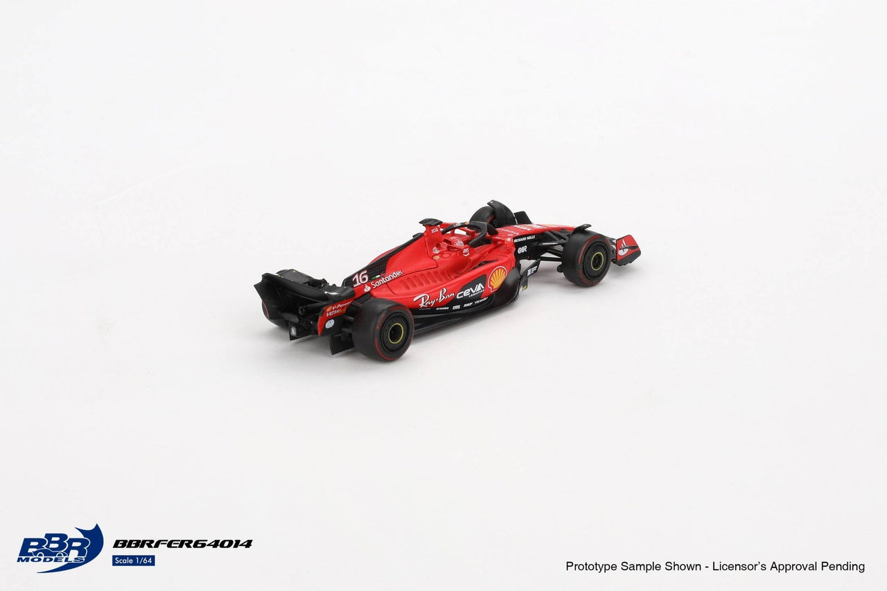 PRE-ORDER BBR Models 1:64 Ferrari SF23 #16 C. Leclerc 2023 Bahrain GP