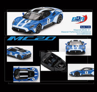 Thumbnail for PRE-ORDER BBR Models 1:64 Maserati MC20 #1 Maserati Performance Experience