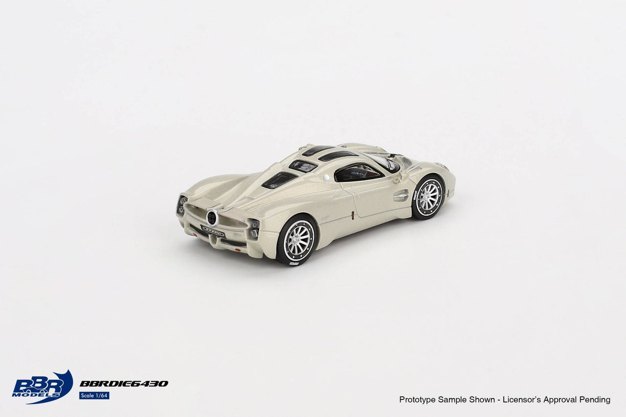 PRE-ORDER BBR Models 1:64 Pagani Utopia Presentation Grigio Rinascimento