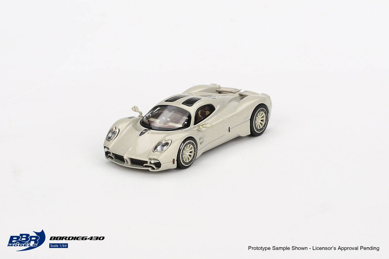 PRE-ORDER BBR Models 1:64 Pagani Utopia Presentation Grigio Rinascimento