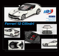 Thumbnail for PRE-ORDER BBR Models 1:64Ferrari 12 Cilindri Bianco Avus BBRFER64034