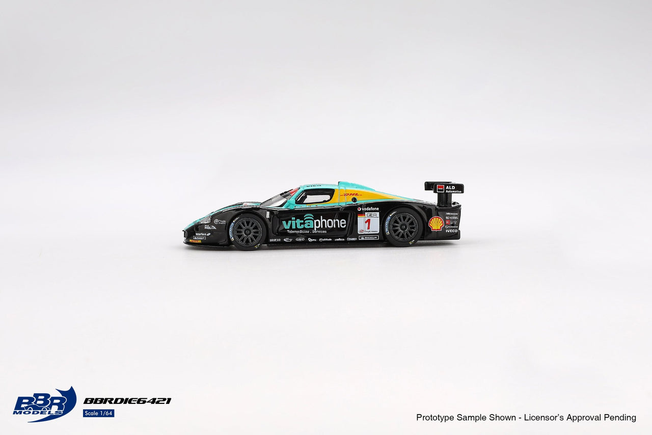 PRE-ORDER BBR Models 1:64Maserati MC12 Competizione #1 Vitaphone Racing Team 2008 Spa 24 Hrs. Winner
