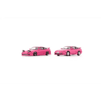 Thumbnail for PRE-ORDER BM Creations 1:64 Nissan Silvia 180SX Metalic Pink RHD