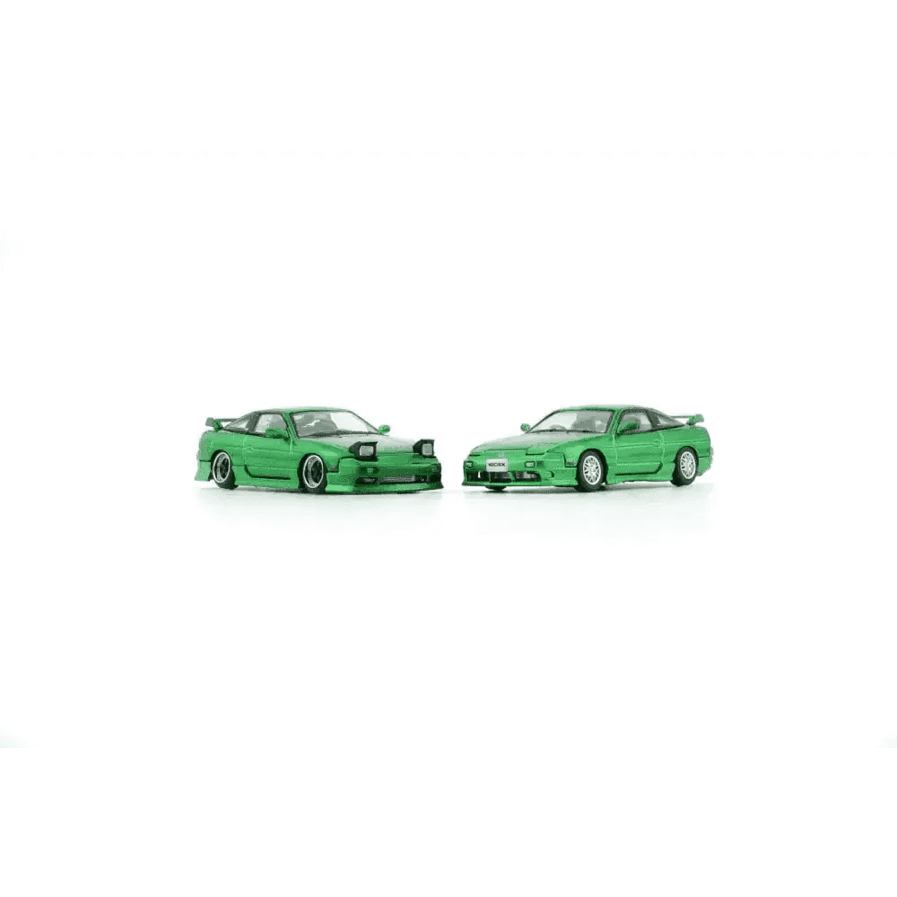 PRE-ORDER BM Creations 1:64 Nissan Silvia 180SX Metalic Green RHD