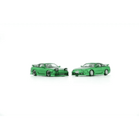 Thumbnail for PRE-ORDER BM Creations 1:64 Nissan Silvia 180SX Metalic Green RHD