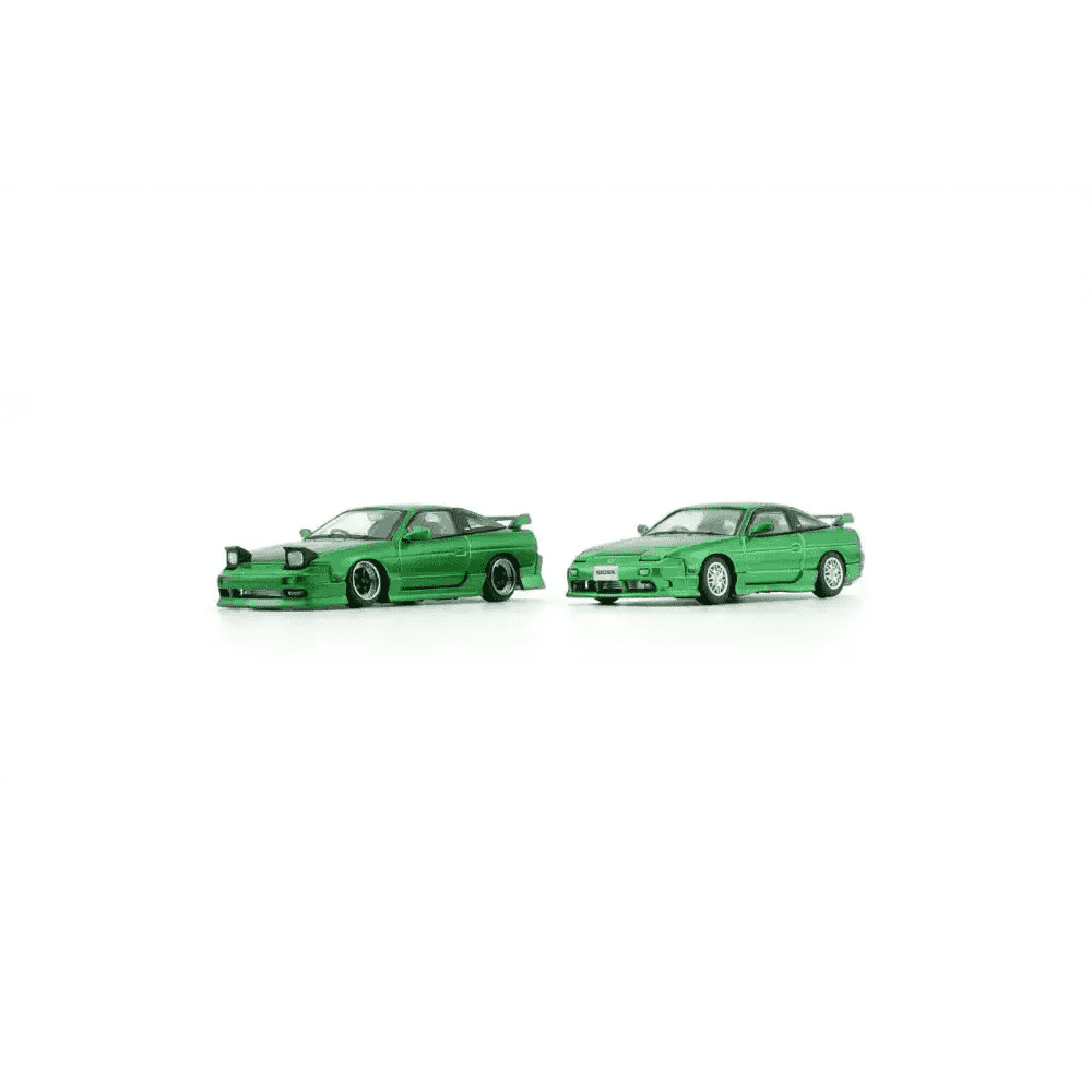 PRE-ORDER BM Creations 1:64 Nissan Silvia 180SX Metalic Green RHD