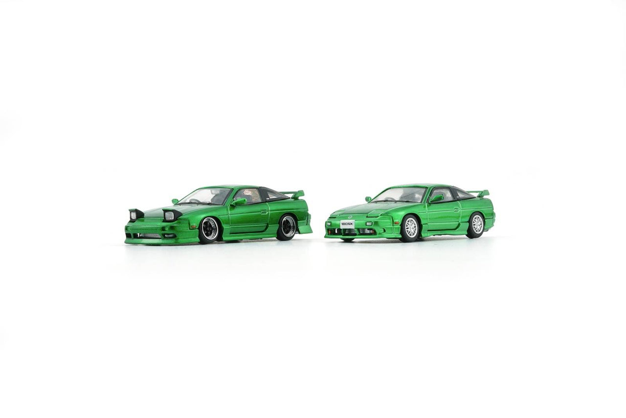 PRE-ORDER BM Creations 1:64 Nissan Silvia 180SX Metalic Green RHD