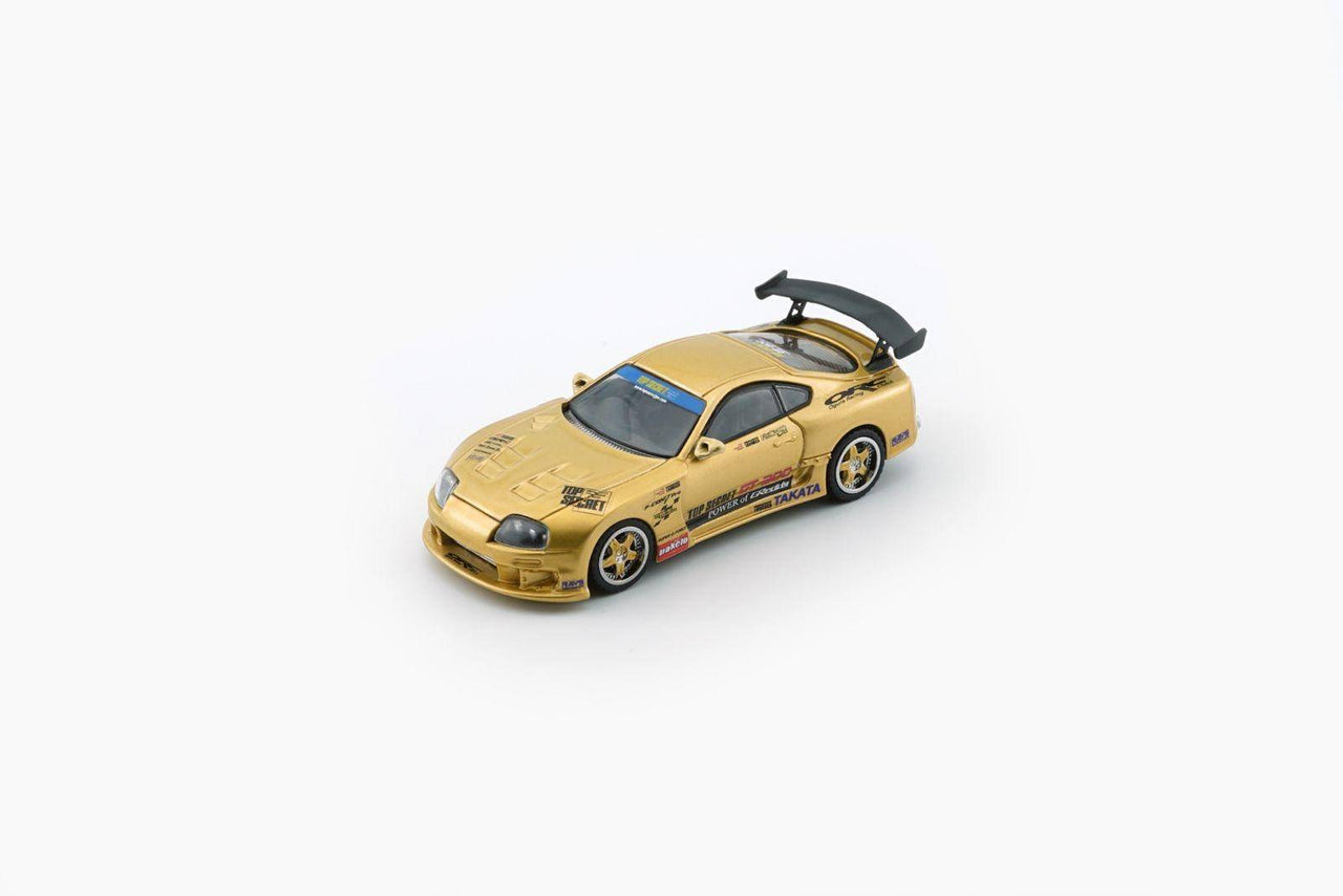 PRE-ORDER BM Creations 1:64 Toyota Supra JZA80 X Top Secret - Gold Thailand Exclusive