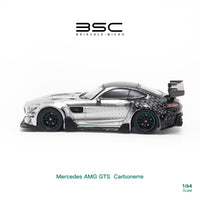 Thumbnail for PRE-ORDER Bri Scale Micro 1:64 Mercedes Benz AMG GTS Silver Star Livery