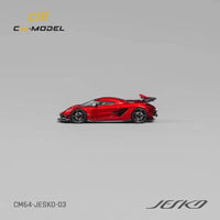 Thumbnail for PRE-ORDER CM-Model 1:64 Koenigsegg Jesko Attack Metallic Cherry Red W/ Quick Release Wheels