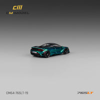 Thumbnail for PRE-ORDER CM-Model 1:64 Mclaren 765LT Chrome Green Full carbon