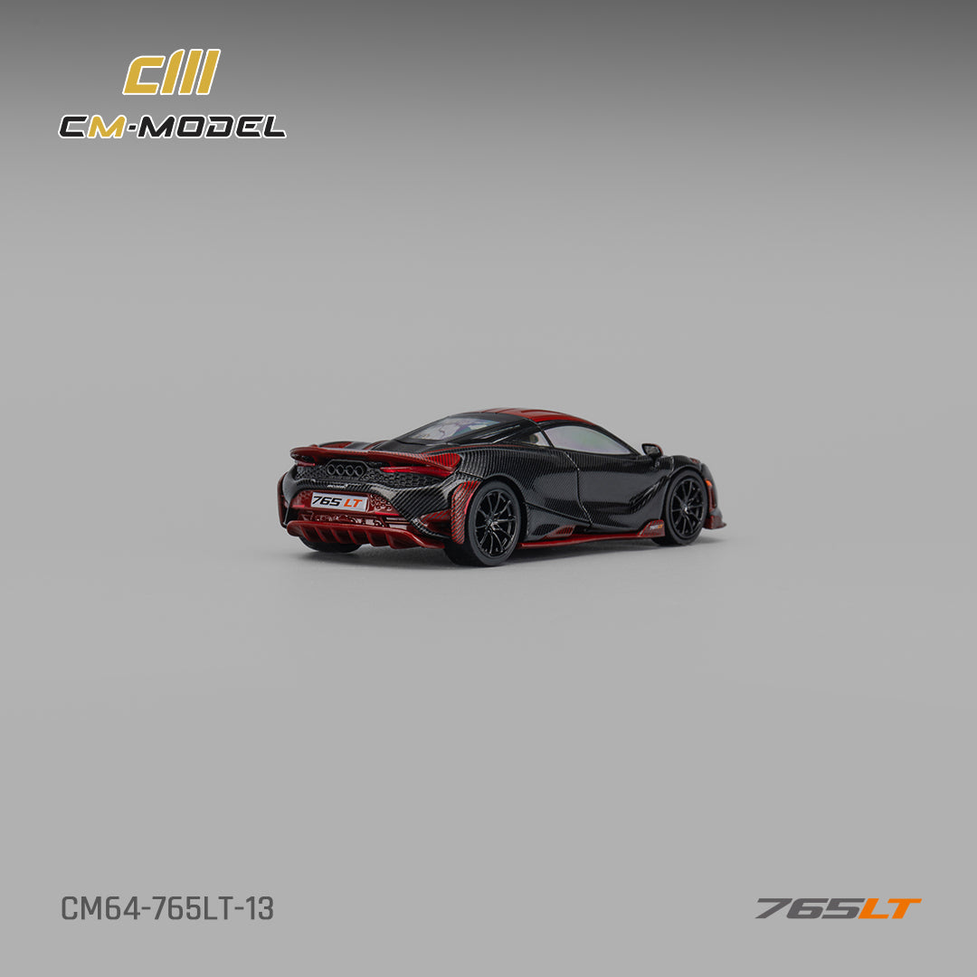 PRE-ORDER CM-Model 1:64 Mclaren 765LT Full Carbon Red