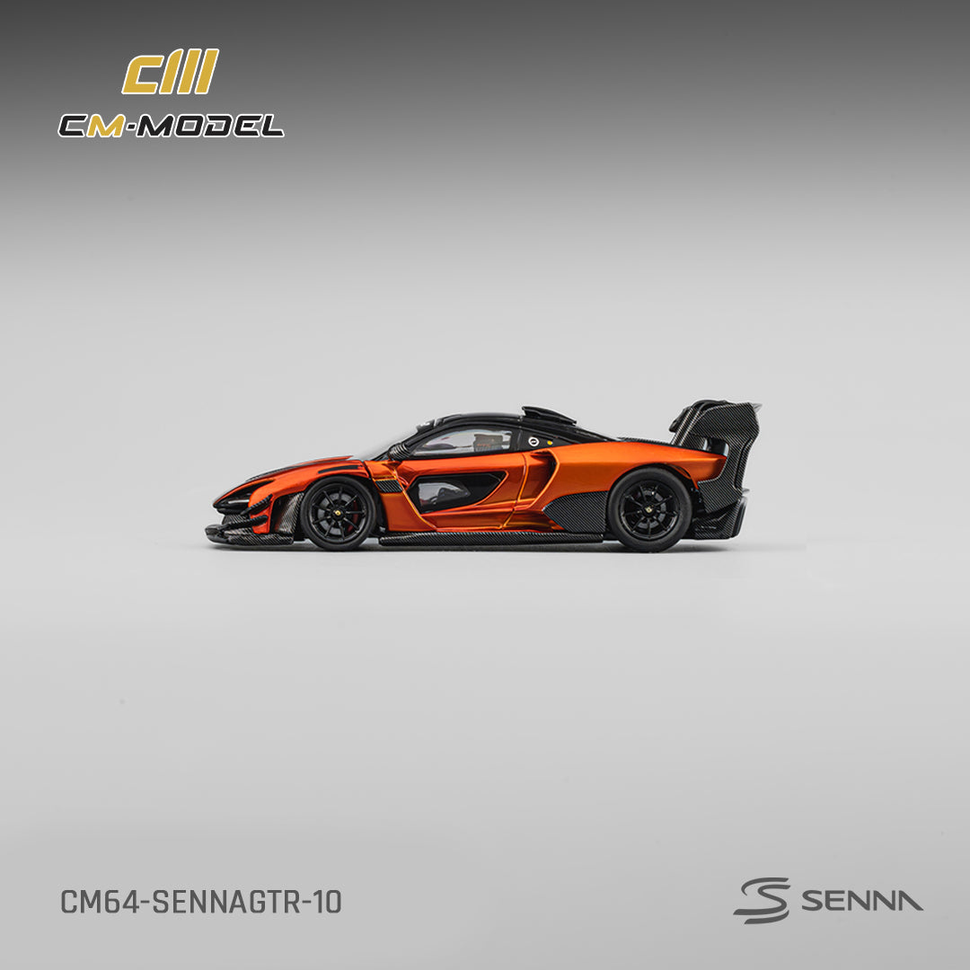 PRE-ORDER CM Model 1:64 Mclaren Senna GTR Volcano orange