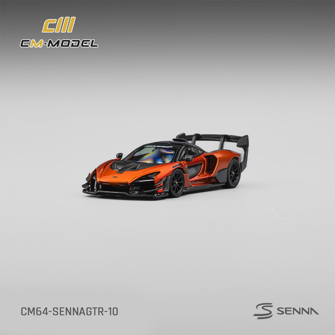 PRE-ORDER CM Model 1:64 Mclaren Senna GTR Volcano orange