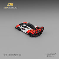 Thumbnail for PRE-ORDER CM-Model 1:64 Mclaren Senna GTR White & Red