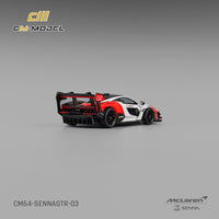 Thumbnail for PRE-ORDER CM-Model 1:64 Mclaren Senna GTR White & Red