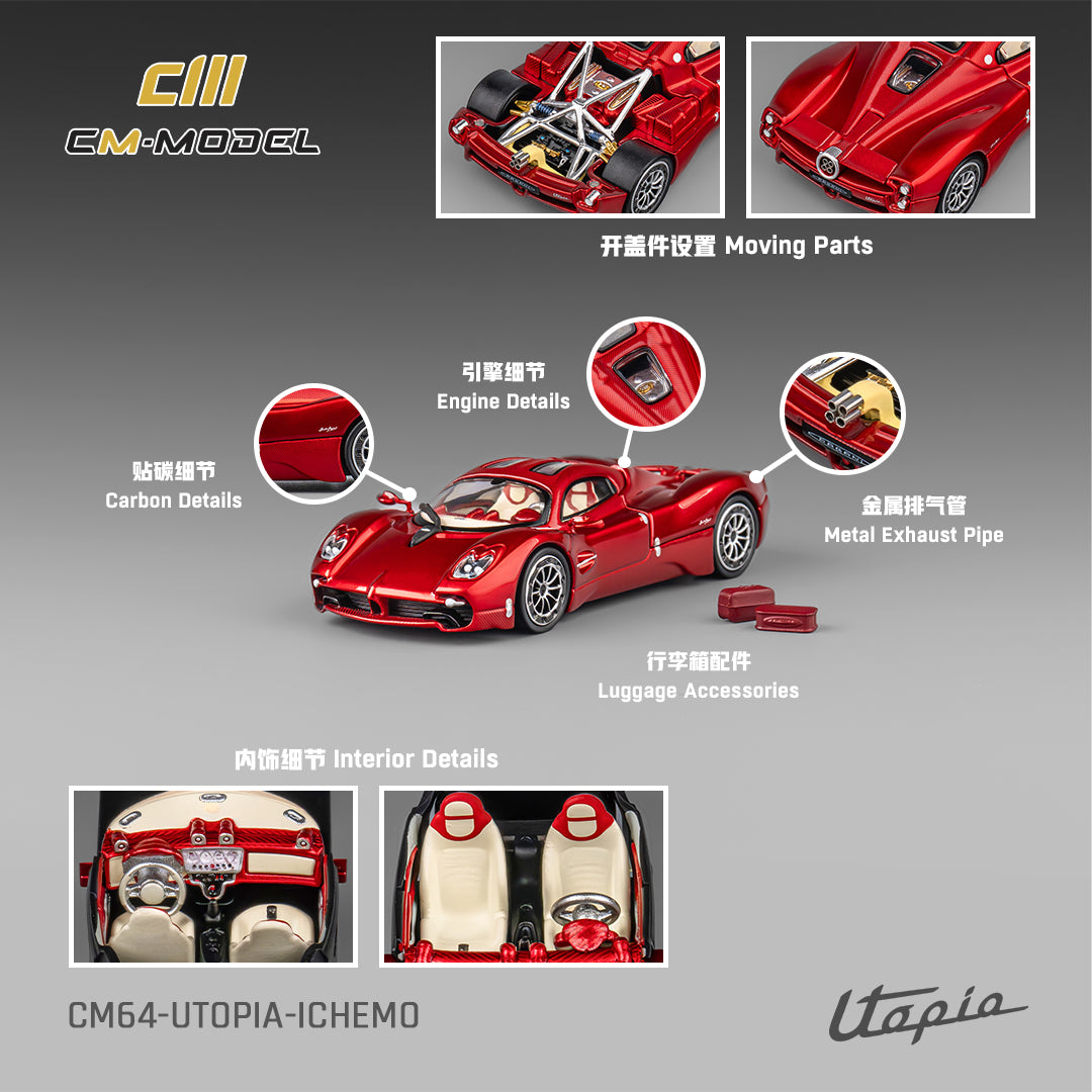 PRE-ORDER CM-Model 1:64 Pagani Utopia Customised Version