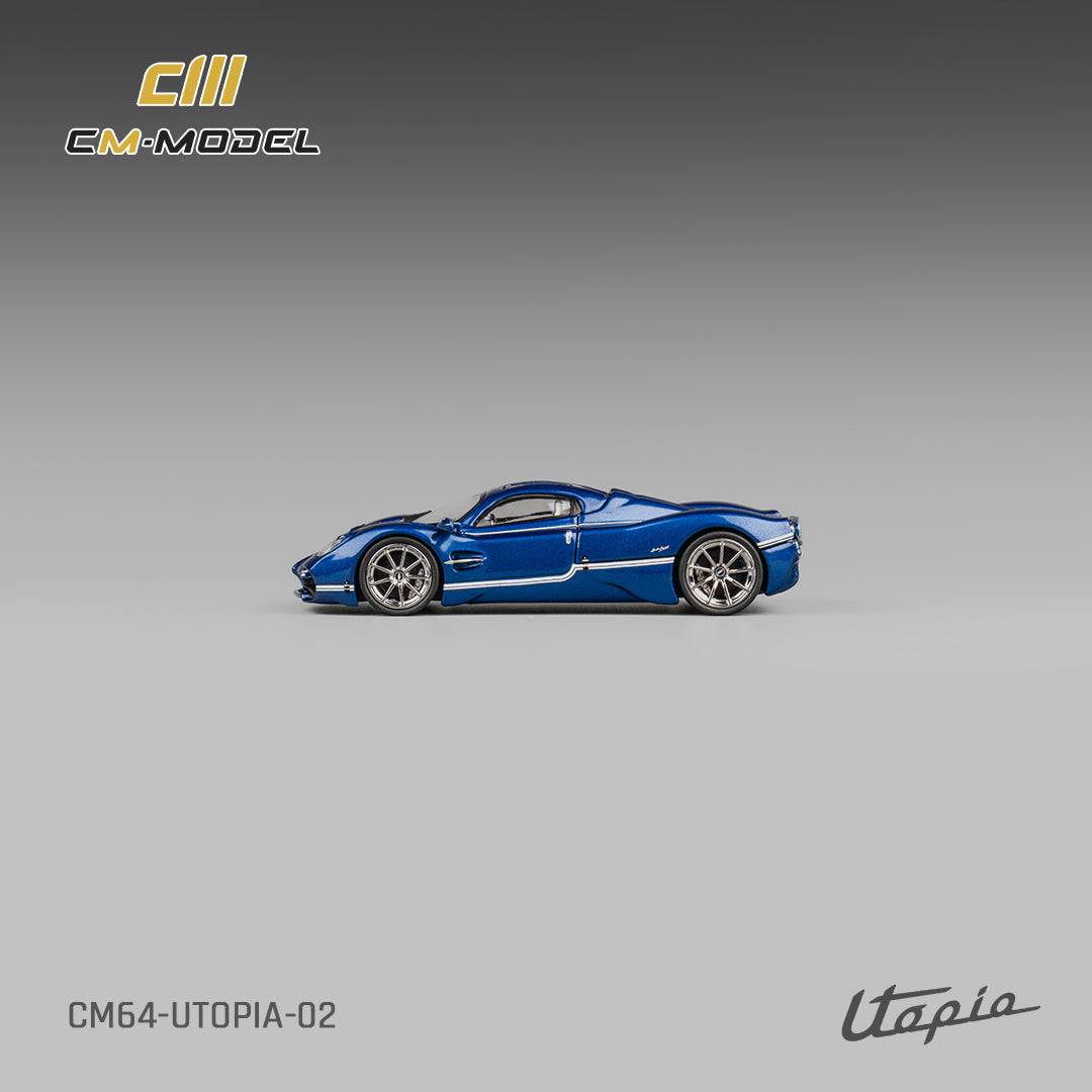 PRE-ORDER CM-Model 1:64 Pagani Utopia Metallic Blue