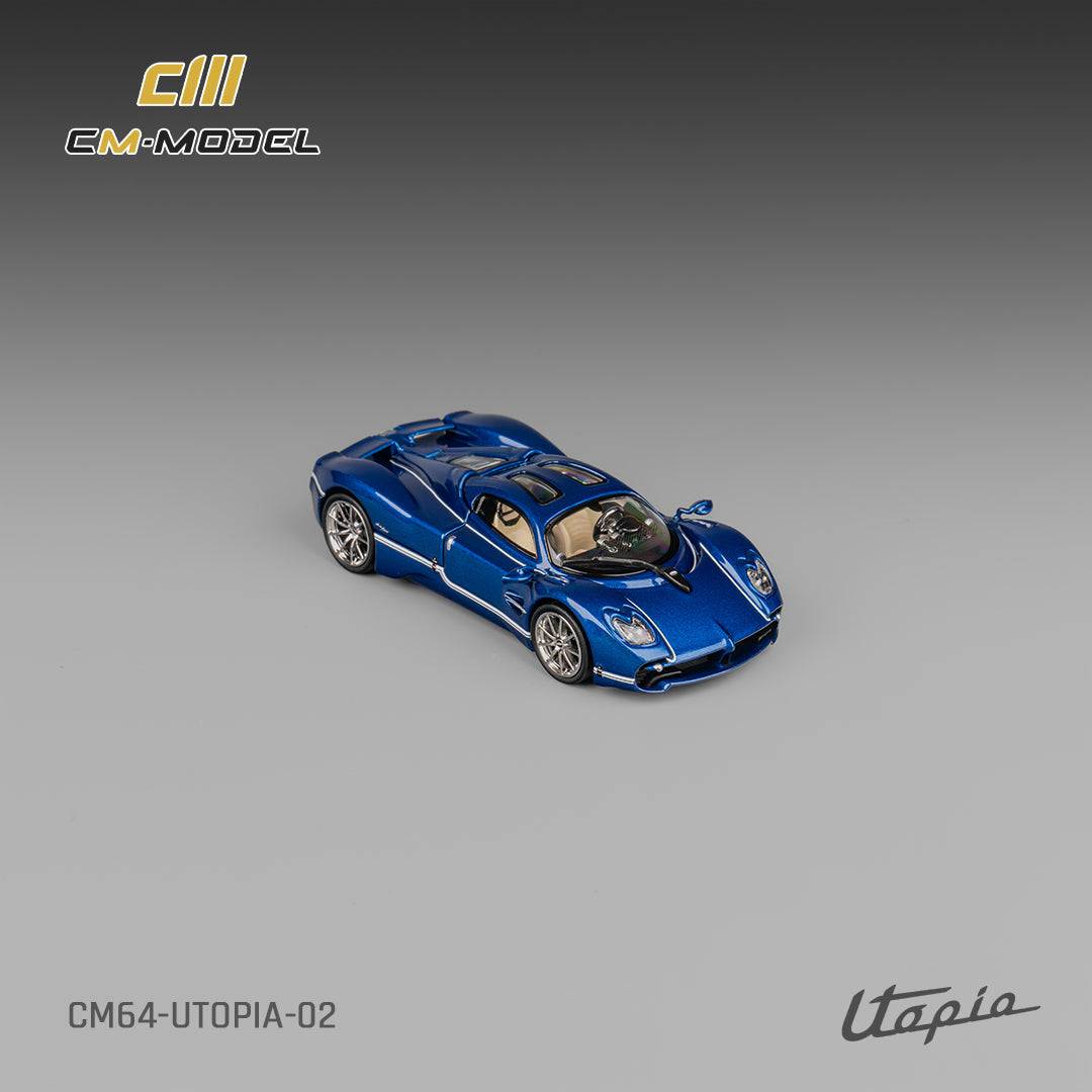 PRE-ORDER CM-Model 1:64 Pagani Utopia Metallic Blue