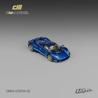 Thumbnail for PRE-ORDER CM-Model 1:64 Pagani Utopia Metallic Blue