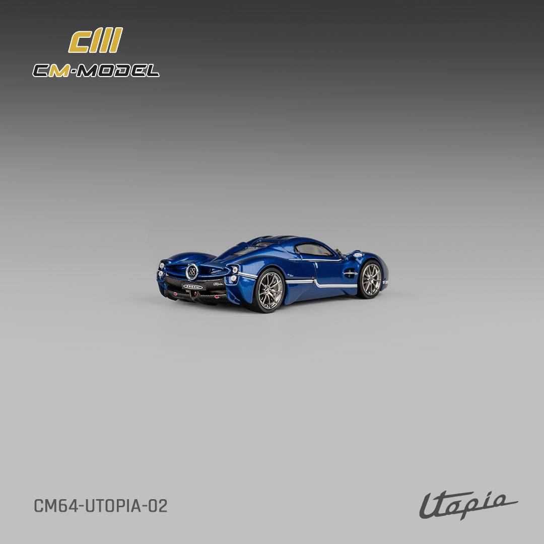 PRE-ORDER CM-Model 1:64 Pagani Utopia Metallic Blue