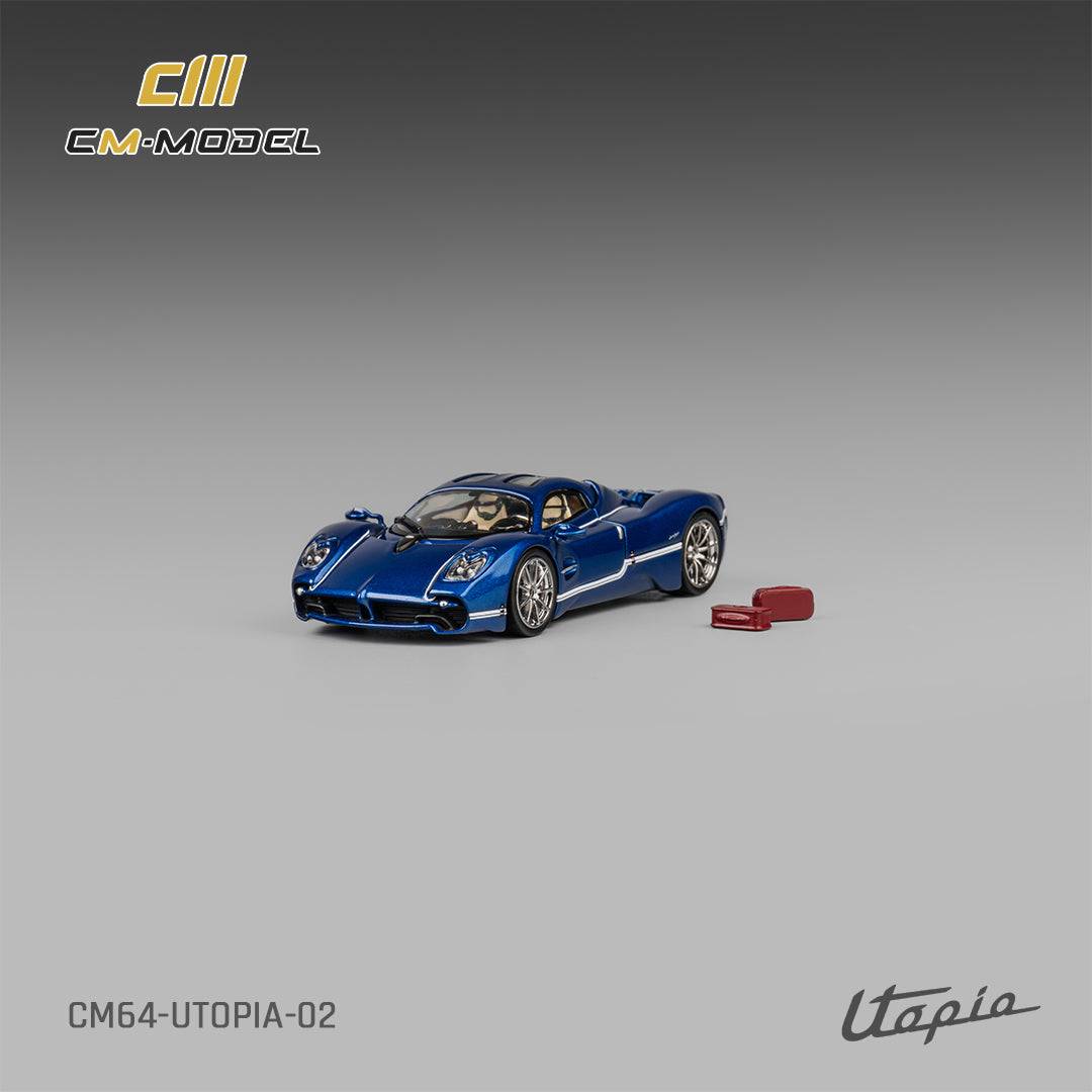 PRE-ORDER CM-Model 1:64 Pagani Utopia Metallic Blue