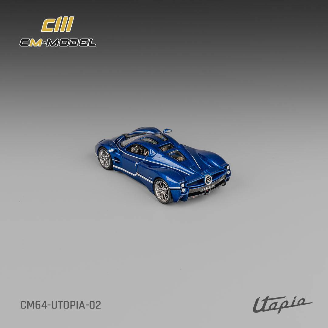 PRE-ORDER CM-Model 1:64 Pagani Utopia Metallic Blue