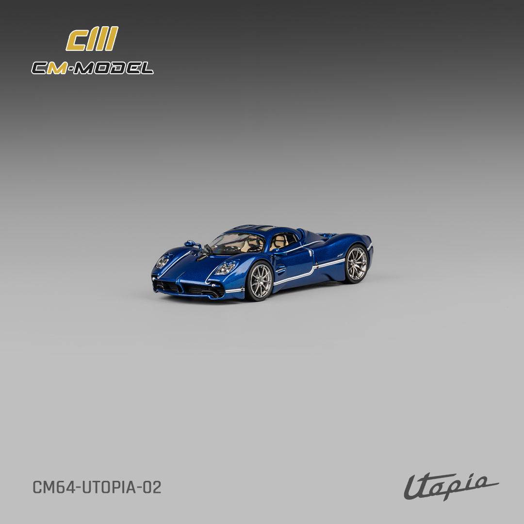 PRE-ORDER CM-Model 1:64 Pagani Utopia Metallic Blue