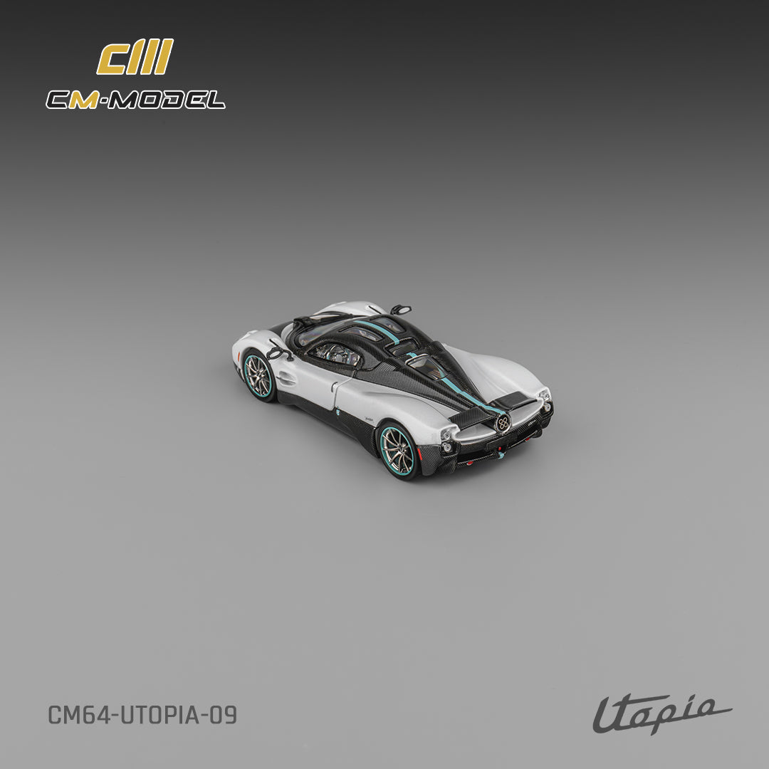 PRE-ORDER CM-Model 1:64 Pagani Utopia Pearl White Carbon