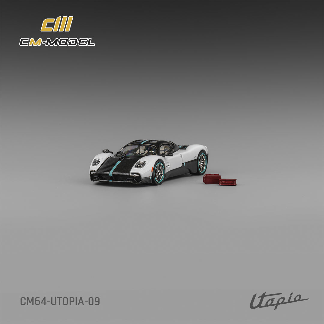 PRE-ORDER CM-Model 1:64 Pagani Utopia Pearl White Carbon