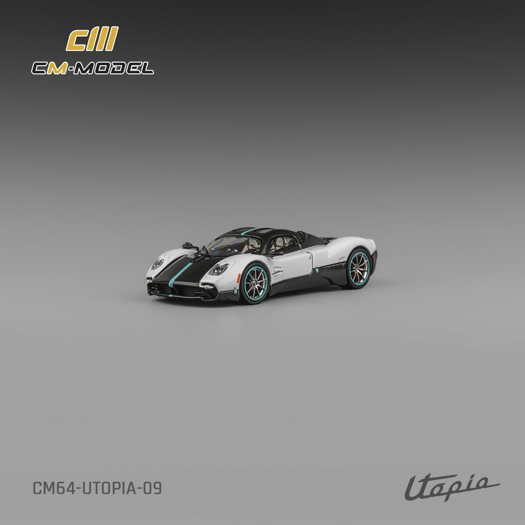 PRE-ORDER CM-Model 1:64 Pagani Utopia Pearl White Carbon