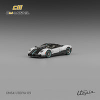 Thumbnail for PRE-ORDER CM-Model 1:64 Pagani Utopia Pearl White Carbon